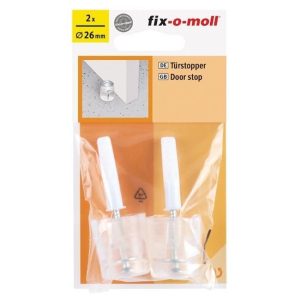 Στόπ Πόρτας Διάφανο με Βίδα Φ22 set 2τεμ. Fixomoll 566683103