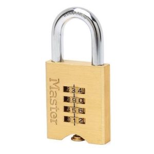 Λουκέτο μπρούτζινο 50mm με συνδυασμό Masterlock 651EURD