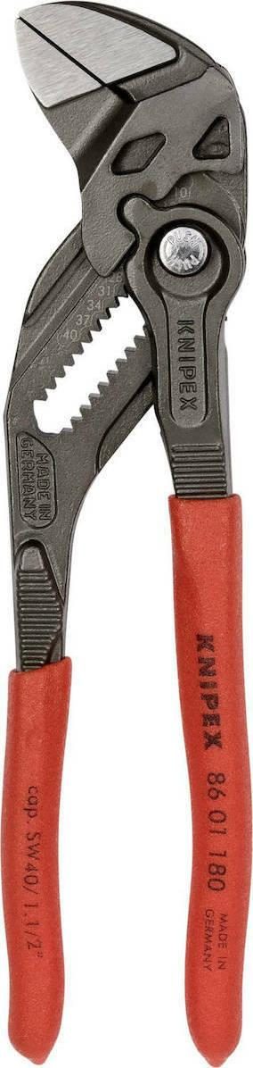 Γκαζοτανάλια Κλειδί Ψιλή Μόνωση Μαύρο 180mm Knipex 8601180