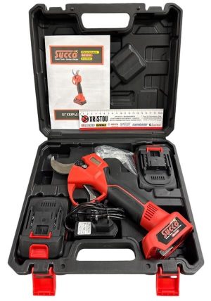 Ψαλίδι Κλαδέματος Μπαταρίας 40mm 21V Brushless 2x2Ah Sucko BS-2140