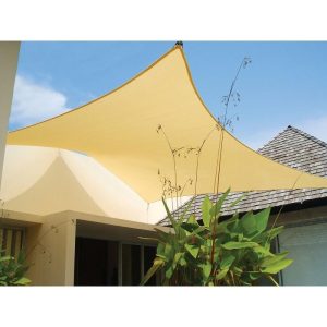 Παραλληλόγραμμο πανί σκίασης 230gsm 3 x 5m Showood 41365 Εκρού