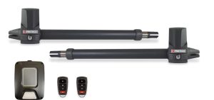 Set Μηχανισμός για Γκαραζόπορτες  δίφυλλες 350kg/2m PROTECO LEADER 3 (2 μοτέρ + πλακέτα + 2 κοντρόλ )