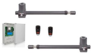 Set Μηχανισμός για Γκαραζόπορτες δίφυλλες 250kg/3,5m PROTECO LEADER 5 (2 μοτέρ + πλακέτα + 2 κοντρόλ )