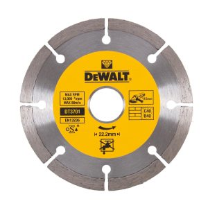 Δίσκος Dewalt Διαμαντέ 115Χ22.2 Δομικών Υλικών DT3701-QZ