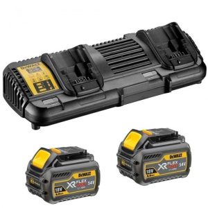 Φορτιστής Διπλός & 2x18Vx6Ah XR 10.8 - 54.0V Dewalt DCB132T2