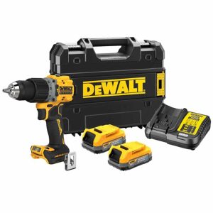 Κρουστικό Δραπανοκατσάβιδο Brushless 18V PowerStack Li-Ion σε Κασετίνα (2x1.7Ah) DEWALT - DCD805E2T