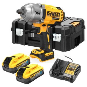 Μπουλονόκλειδο 3 Ταχυτήτων 1396Nm 2x18Vx5Ah PowerStack Brushless 1/2 σε T-STAK Dewalt DCF900H2T