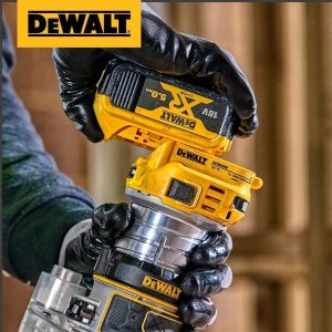 Dewalt DCW604N Ρούτερ Περιθωρίων & Σταθερή Βάση 18V XR Brushless 8mm(1/4") (Χωρίς Μπαταρία & Φορτιστή) - Image 4