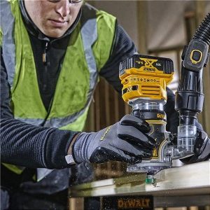 Dewalt DCW604N Ρούτερ Περιθωρίων & Σταθερή Βάση 18V XR Brushless 8mm(1/4") (Χωρίς Μπαταρία & Φορτιστή) - Image 5