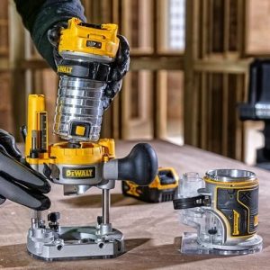 Dewalt DCW604NT Ρούτερ Περιθωρίων & Σταθερή Βάση & TSTAK 18V XR Brushless 8mm(1/4") (Χωρίς Μπαταρία & Φορτιστή) - Image 3