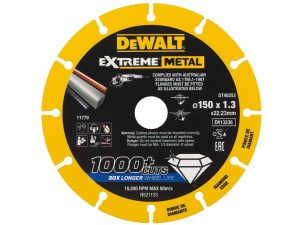 Διαμαντόδισκος Extreme Metal 150mmx1,3mm Dewalt DT40253