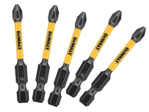 Μύτες Ph2 x 57mm Extreme Impact Torsion 5τεμ. Dewalt DT7998T