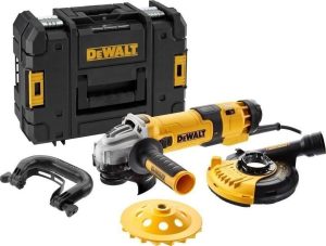 Γωνιακός Τροχός 1500W/125mm Λειαντήρας Μπετού Dewalt DWE4257KT