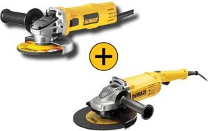 Γωνιακός Τροχός 2200W/230mm & Γωνιακός Τροχός 900W/125mm DEWALT DWE492DUO2-QS