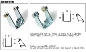 Μοτέρ ράγας ηλεκτρικό ασημί 220V-650Nm/350Nm-180mm made in ITALY UCS RACK230VAC 40209F - Image 5