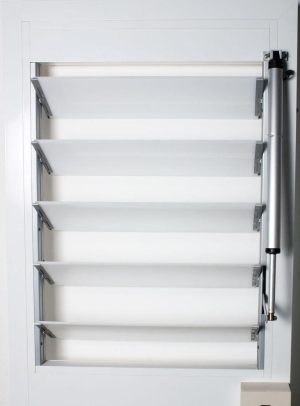 Μοτέρ εμβόλου ηλεκτρικό με βάση ασημί 24V-650Nm-180mm made in ITALY UCS ULYSSES 40759Z - Image 3