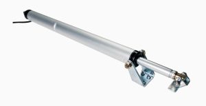 Μοτέρ εμβόλου ηλεκτρικό με βάση ασημί 24V-650Nm-300mm made in ITALY UCS ULYSSES 40760A