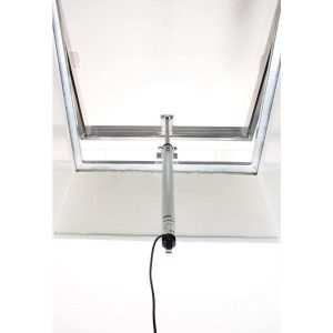 Μοτέρ εμβόλου ηλεκτρικό με βάση ασημί 24V-650Nm-300mm made in ITALY UCS ULYSSES 40760A - Image 4