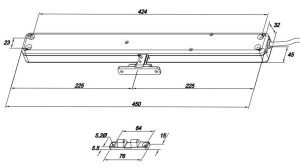 Ηλεκτρικό μοτέρ καδένας 220V-300Nm-300mm για παράθυρα και φεγγίτες Γκρί made in Italy UCS VEGA AC 40900K - Image 5