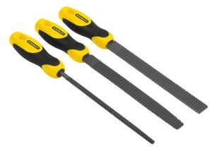 Σετ Λίμες Ξύλου με Λαβή 3τμχ Stanley 0-22-477