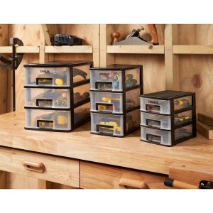 Συρταροθήκη πλαστική 3 συρτάρια 24x17x30cm Stanley STST40711-1 - Image 4