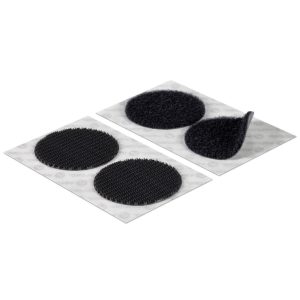 Ταινία αυτοκόλλητη μαύρη Velcro Φ45mm HEAVY DUTY / Βαρέως τύπου 6Τεμ. 60248
