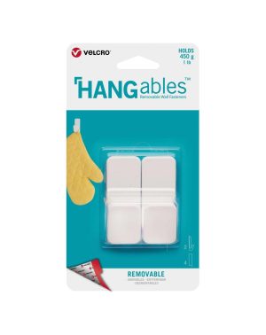 Γάντζος Λευκός 2ps 450gr με Velcro 30106 Hangable Removable