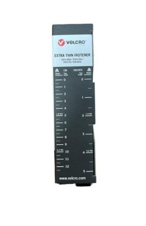 Ταινία αυτοκόλλητη Μαύρη Velcro Extra Thin Fastener Χαμηλού προφίλ 20mmX25m VEL-PS200016 - Image 3