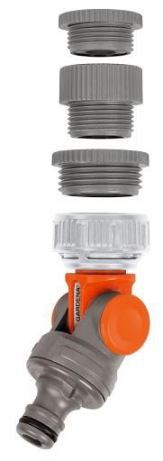 Ρακόρ Bρύσης Σπαστό Gardena 1/2"-5/8"-3/4"-1" (2998-20)