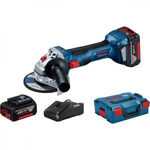 Τροχός Μπαταρίας BOSCH GWS 18V-7 18V Li-Ion σε L-Boxx (2x4.0Ah) 06019H9005