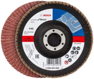 Δίσκος Λείανσης με Φυλλαράκια K040 125mm Bosch 2608603656