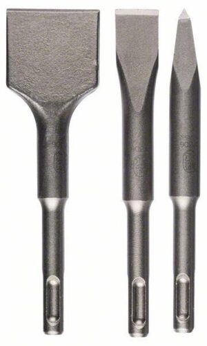 Σετ Κοντών Καλεμιών SDS-Plus 0/20/40mm 3τμχ. Bosch 2608690180