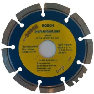 Δίσκος κοπής δομικών υλικών 115x22.2x2.1mm Professional Plus Long Life Bosch 2608600348
