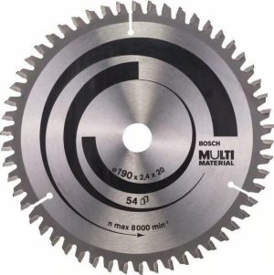 Δίσκος Multi Material 190x20/16 Z54 Αλουμινίου- Ξυλου Bosch 2608640508
