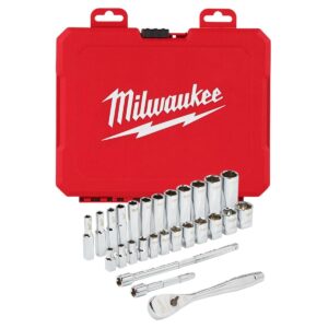 Καστάνια με καρυδάκια 1/4΄ 28pcs (5-15mm) Milwaukee 4932464943