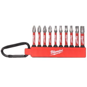 Σετ Carabiner Μυτες Βιδώματος 50mm Torx/Αστέρι/Σταυρός10τμχ SHOCKWAVE Milwaukee 4932480941