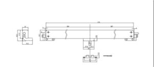 Ηλεκτρικό μοτέρ με καδένα 230V-500mm για παράθυρα και φεγγίτες Μαύρο made in Italy UCS QUASAR AC 40838A - Image 4