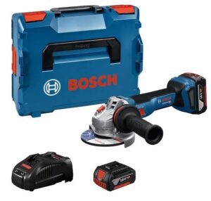 Τροχός Μπαταρίας BOSCH GWS 18V-11S Li-Ion σε L-Boxx (2×5Ah) 06019N4002