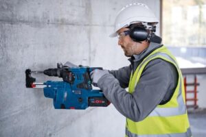 Περιστροφικό Πιστολέτο Μπαταρίας 18V 2x8Ah (Με Αναρρόφηση GDE 18V-16) GBH 18V-28 CF Bosch 0611921003 - Image 3