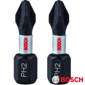 Μύτες Ph2 x 25mm Impact Pro 2τεμ. Bosch 2608522403