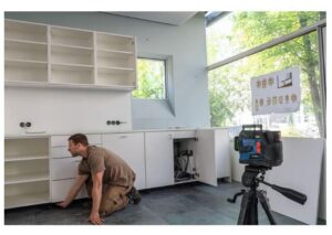 Λέιζερ Σταυρού-Γραμμής Πράσινο GLL12V-100-33 CG (4xAA, Υφ.θήκη) Αυτορυθμιζόμενο 3x360° BOSCH 0601065400 - Image 3