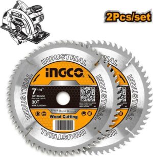 Δίσκος Κοπής Ξύλου 185x20 Z30 2τεμ. Ingco TSB118510