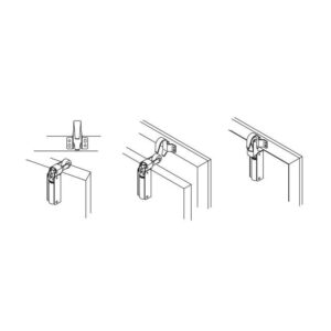 Φρένο Πόρτας 110Cm/80Kg FR 2 Χρυσό Justor 0212.02 - Image 3
