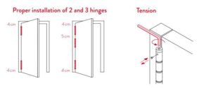 Μεντεσές Διπλής Κίνησης Με Επαναφορά Για 18Cm X 4Cm Έως 68Kg DA 180 Γαλβανιζέ Justor 5914.08 - Image 5