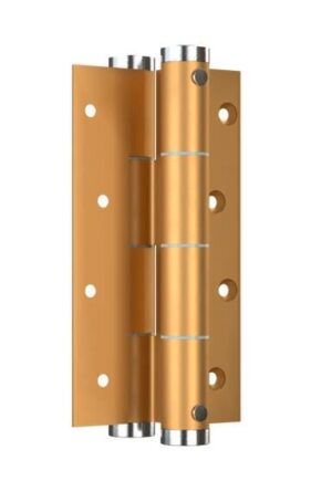 Μεντεσές Διπλής Κίνησης Με Επαναφορά 12Cm X 1,2Cm Έως 55Kg DF 120 Χρυσό Justor 6114.02 - Image 2