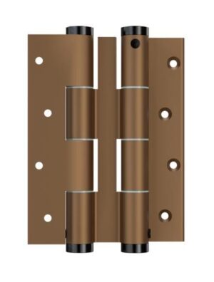 Μεντεσές Διπλής Κίνησης Με Επαναφορά 12Cm X 1,2Cm Έως 55Kg DF 120 BRONZE Justor 6114.03 - Image 1