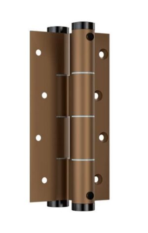 Μεντεσές Διπλής Κίνησης Με Επαναφορά 12Cm X 1,2Cm Έως 55Kg DF 120 BRONZE Justor 6114.03 - Image 2