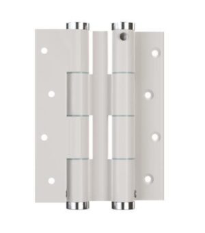 Μεντεσές Διπλής Κίνησης Με Επαναφορά 12Cm X 1,2Cm Έως 55Kg DF 120 Λευκό Justor 6114.06 - Image 1