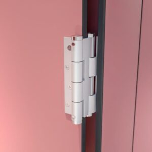 Μεντεσές Διπλής Κίνησης Με Επαναφορά 12Cm X 1,2Cm Έως 55Kg DF 120 Μαύρο Justor 6114.09 - Image 3