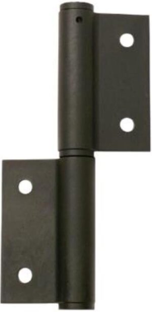 Μεντεσές Επαναφοράς 14,3Cm X 2,5Cm Έως 5Kg MZ Μαύρος Πλαστικός Justor I-6719
